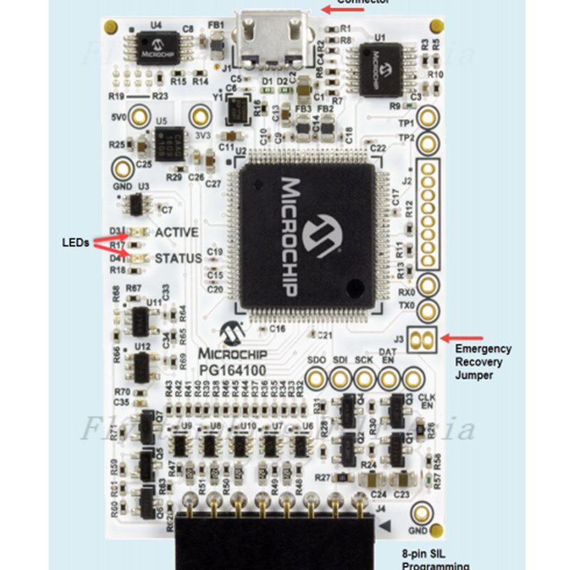 现货 PG164100  MPLAB SNAP DEV AVR, DSC. dsPIC, PIC下载器