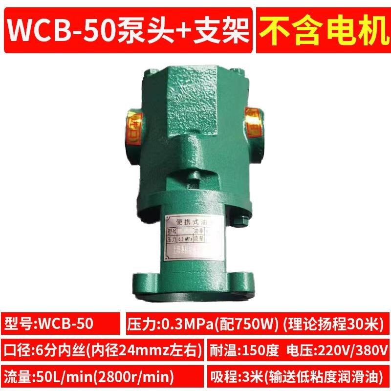 新款WCBe电动抽油泵齿轮泵大流量高粘度自吸式柴油机便携式手包邮