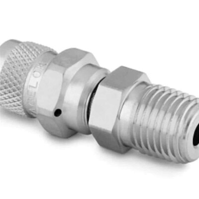 Swagelok世伟洛克(SS-4P-4M) 不锈钢 吹扫阀1/4 in. NPT 外螺纹
