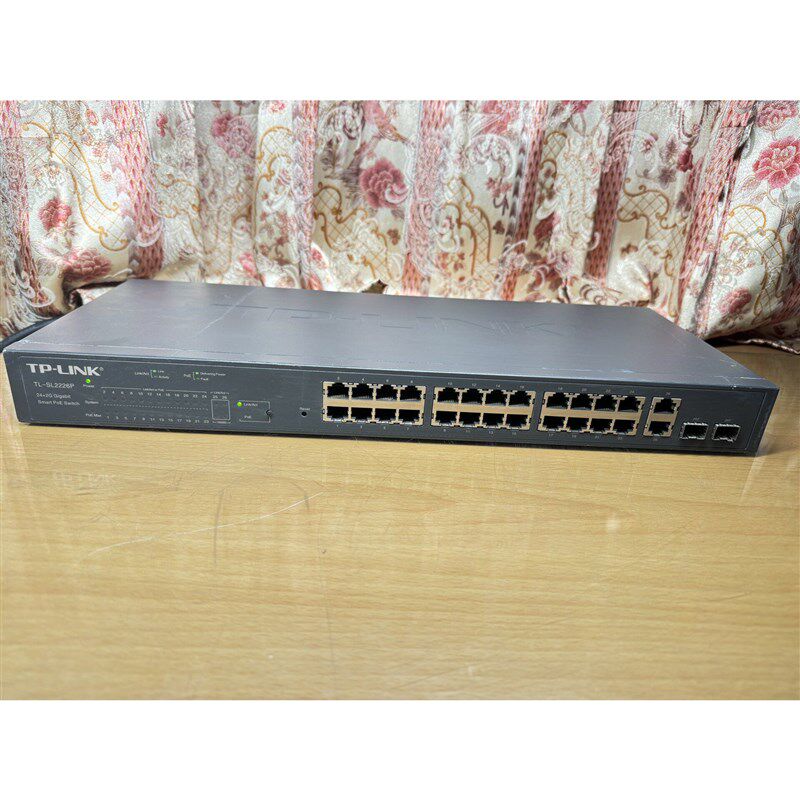 TP-LINK TL-SL2226P 24口百兆PoE交换机