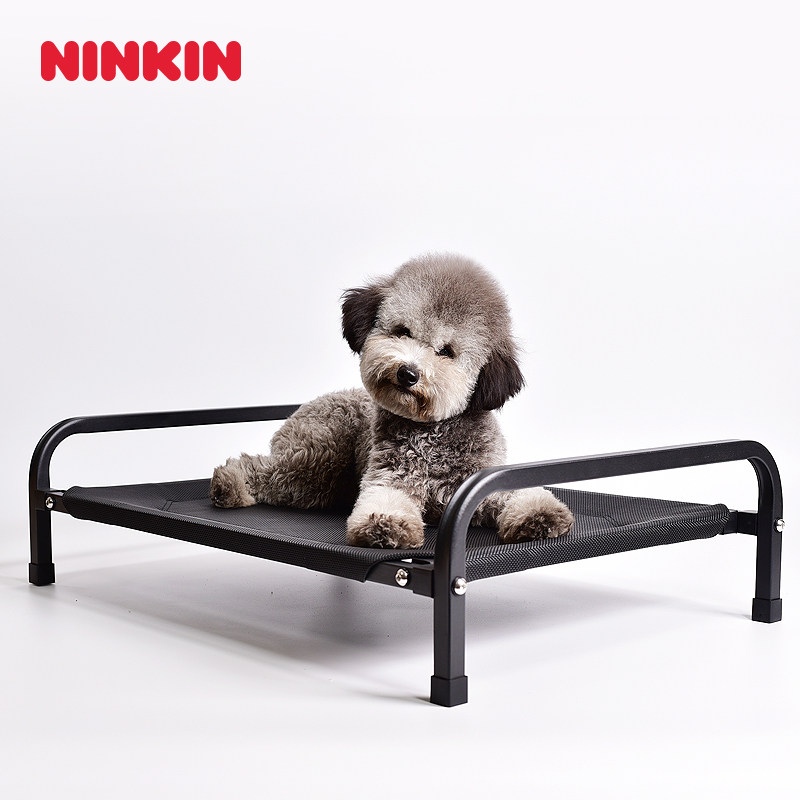 Ninkin新款宠物铁架床法斗金毛萨摩边牧泰迪夏季防潮隔热网面狗床