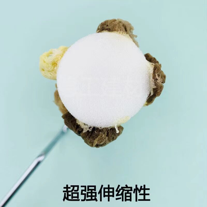 天然海藻绵艺术涂料6寸滚筒刷油漆胶水幻彩 艺术漆三色珠光沾花拍
