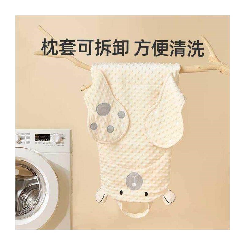 新生婴儿床中床斜坡枕二合一防吐奶安抚枕防惊跳婴儿床放压可折叠