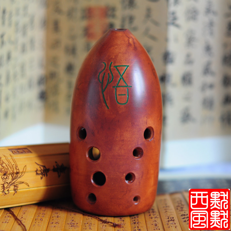 阴氏埙 高级演奏埙 十孔笔筒埙 默默西风挑选试音