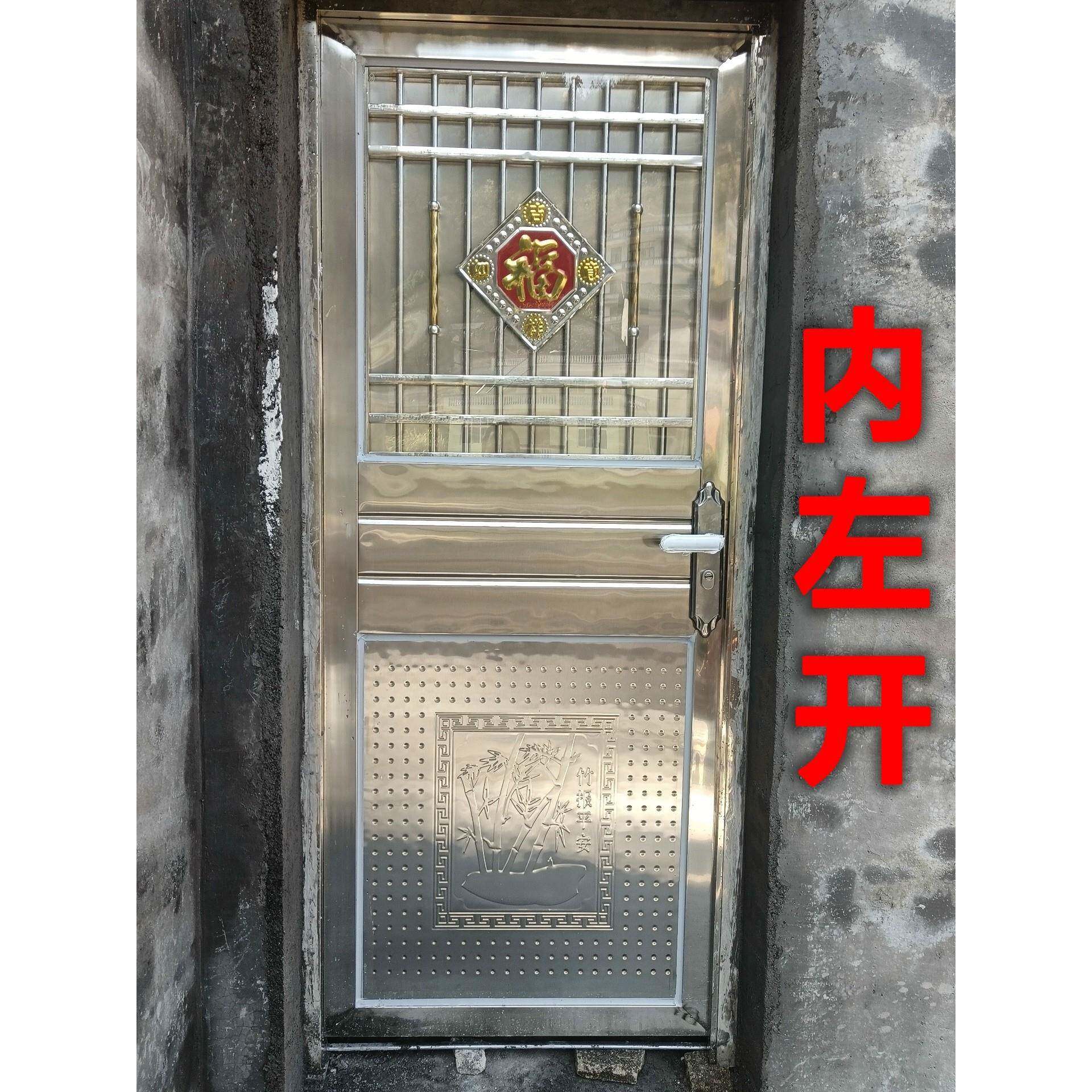 304不锈钢门农村进户门入户门大门房间门厕所门过道门仓库杂物门