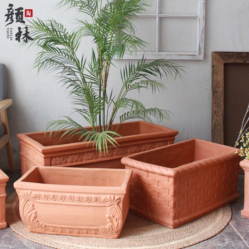 长方型花箱花槽马槽大花盆大长条盆条形大盆槽盆墙角长方盆围墙盆