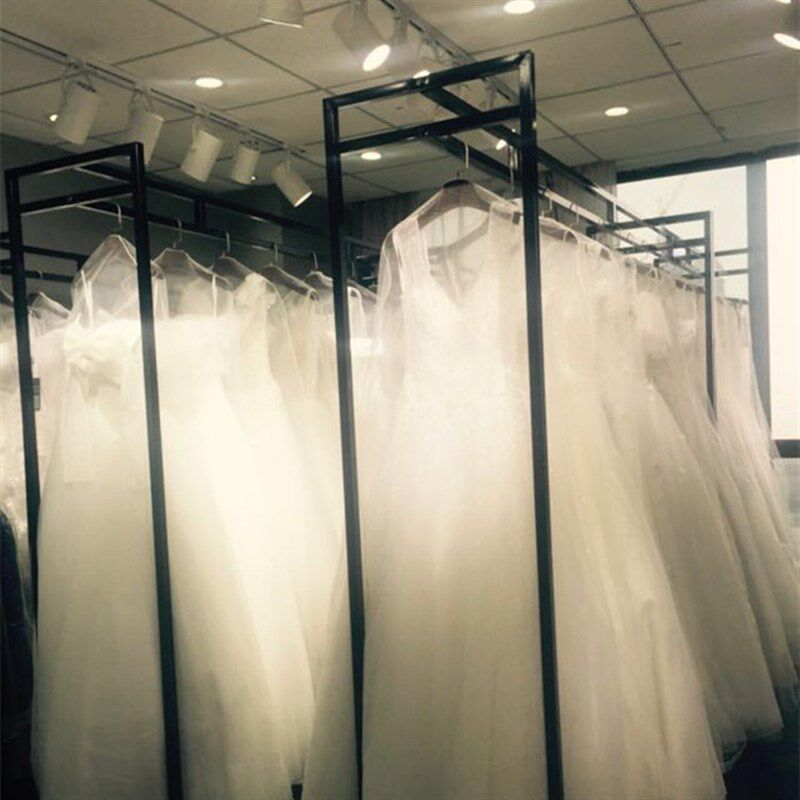 精品服装店衣架展示架高档婚纱架铁艺服装架礼服货架秀禾架落地式