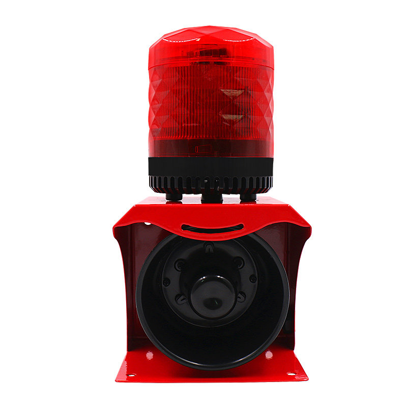 唯创SF-512无线遥控声光报警器220V工业消防报警喇叭户外12V24V