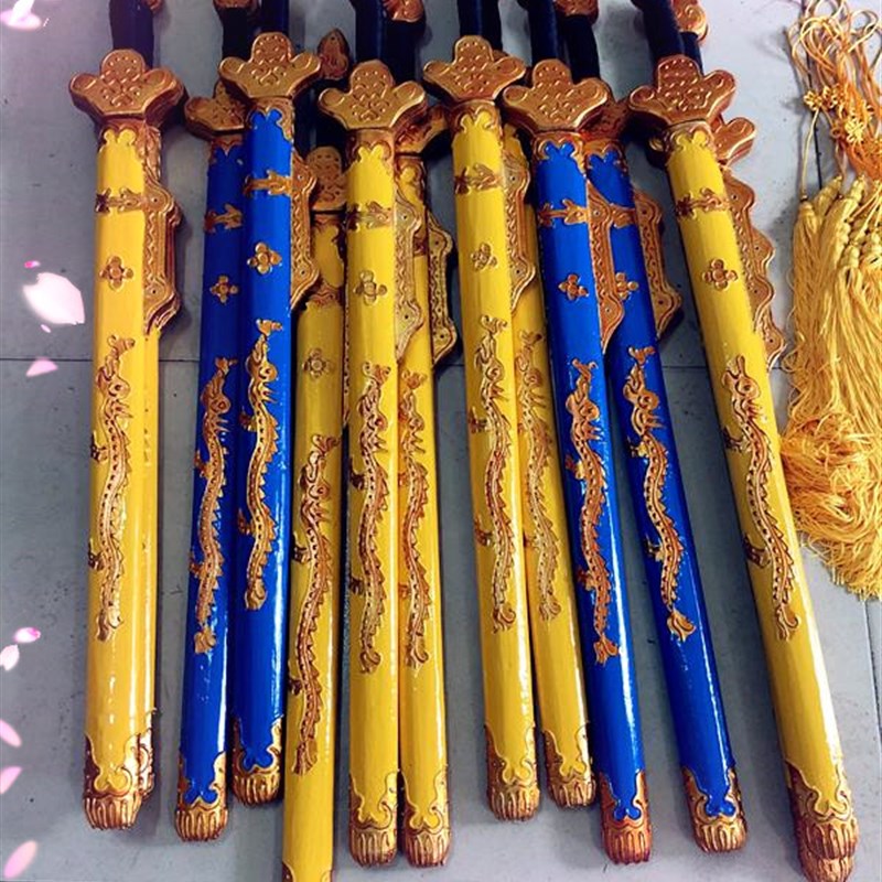 戏剧戏曲京剧小品 武生用品 道具兵器武术用品木质宝剑单剑女双剑