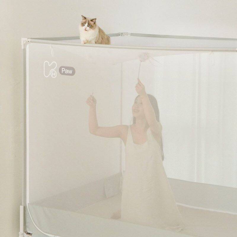 康亨防猫抓蚊帐防猫上床宠物纹帐猫咪防止猫爪的家用卧室养猫神器