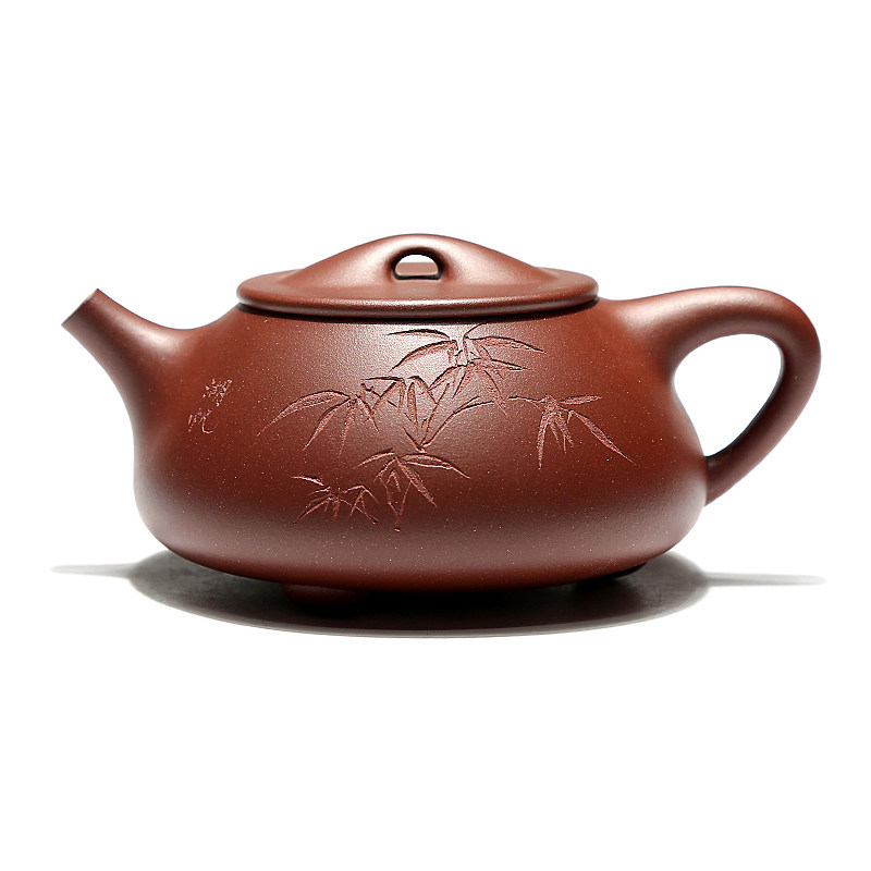 百年利永 宜兴名家紫砂壶全手工茶壶茶具景舟唐云石瓢复刻中满版