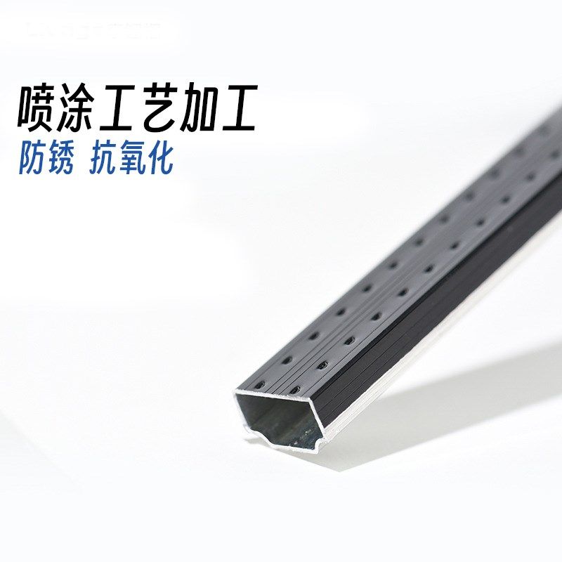 仁霸中空玻璃铝隔条玻璃铝条烤漆铝条间隔条夹条包边黑色