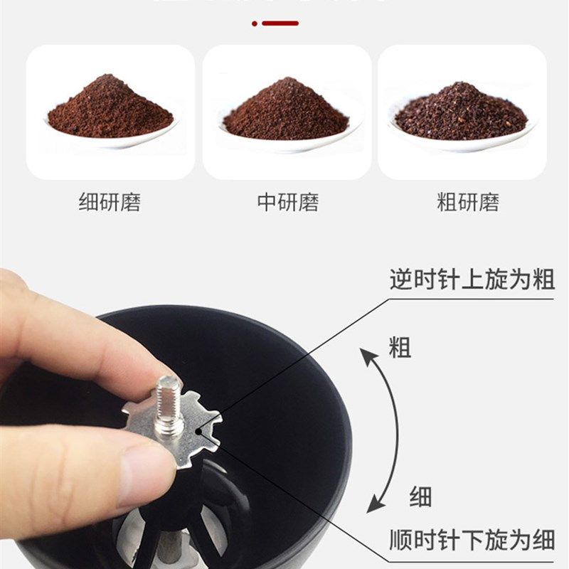 手摇磨豆机可水洗手动手冲咖啡研磨器手磨的器具家用小型意式便携
