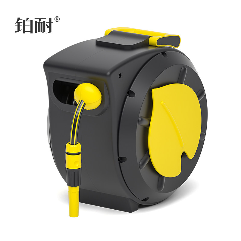 自动回收伸缩水管软管浇花高压洗车水枪庭院花园家用壁挂式收卷器