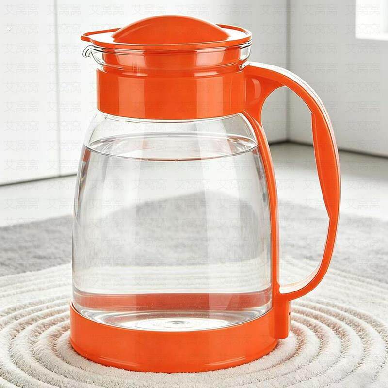 玻璃泡茶水壶冷水壶凉水杯大容量耐高温冲茶器泡茶器家用水杯