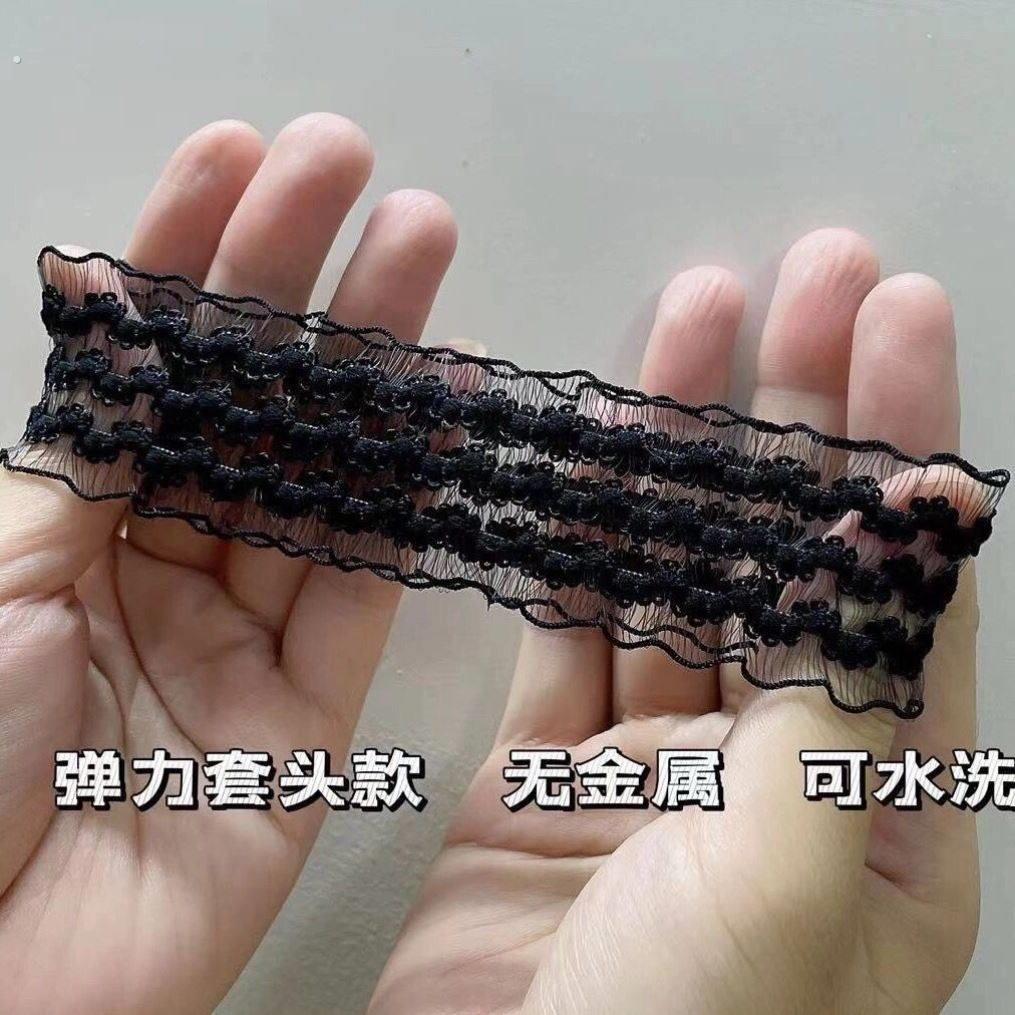 甲状腺术后遮挡丝巾弹力颈圈宽边遮颈纹脖子装饰品锁骨炼脖炼 炼