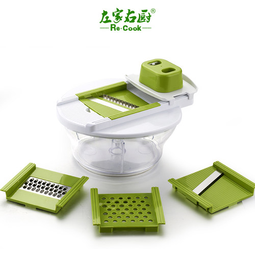 厨房蒜泥神器切菜器拉蒜器切丝脱水器搅拌器搅碎机绞肉机家用套装