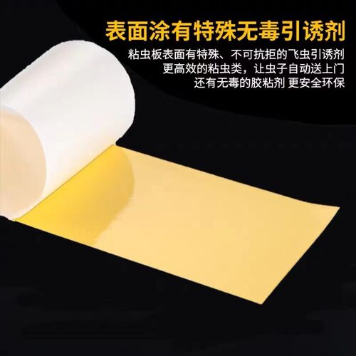 30张木之林专用灭蝇灯纸适用于粘捕式灯粘虫板强力粘蚊子苍蝇粘贴