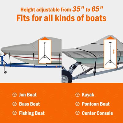 甄选可以调节船盖支撑杆2件套 Boat Cover Support Poles