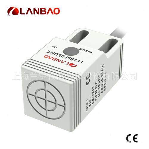 甄选兰方形传感器LE18SF05DNODC3线防水埋入5mm电感式接近开关
