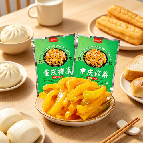 重庆榨菜萝卜丝小包装清淡原味开味下饭菜萝卜酱腌菜泡菜配粥B5