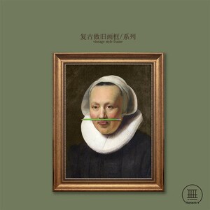 复古做s小典古众恶搞宫廷好好住in旧客厅卧室玄关装饰画摆台挂画