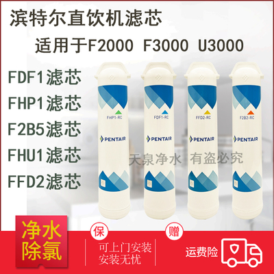 滨特尔U3000 F3000 F200滤 F210 340 C41净水器0芯替换 FHP1 F2B5