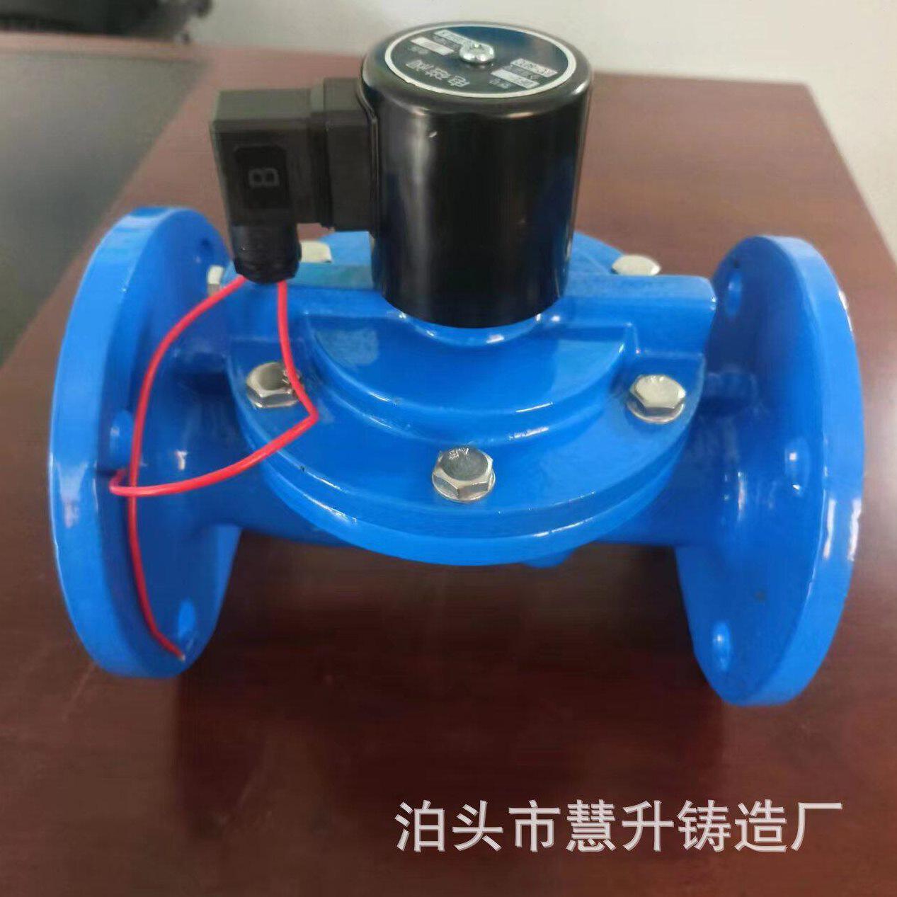甄选厂家供应铸铁灌溉喷淋电磁水阀220V 24V管道开关阀门 常闭电