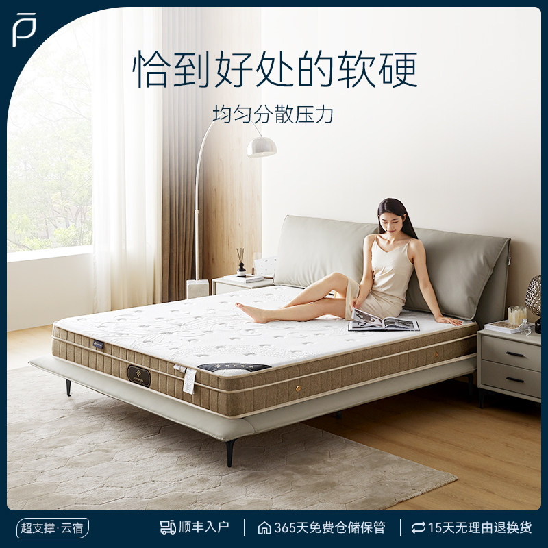 床垫偏硬家用定制护脊椎席簧思床弹梦椰棕床垫乳胶软床双人垫静音
