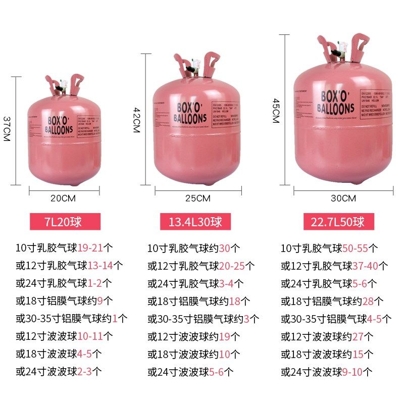 家用氦气瓶大小瓶生日婚房布置气球飘空打气筒儿童生日装饰布置