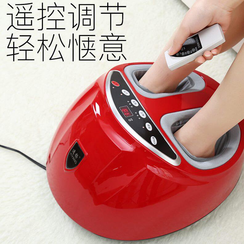 甄选逸扬跨境足疗机脚底按摩器足底足部全自动按摩加热气压包裹揉
