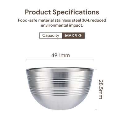 甄选不锈钢Vertuo Next重复使用填充咖啡过滤器80/150/230ml咖啡