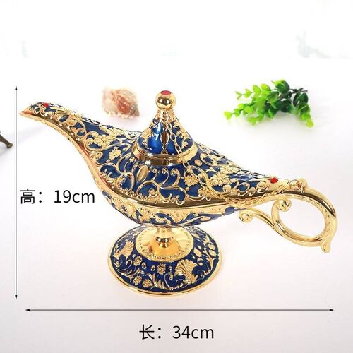 阿拉摆神灯34*装9超大号锌合金丁设许愿灯新疆创意1饰摆件工艺品