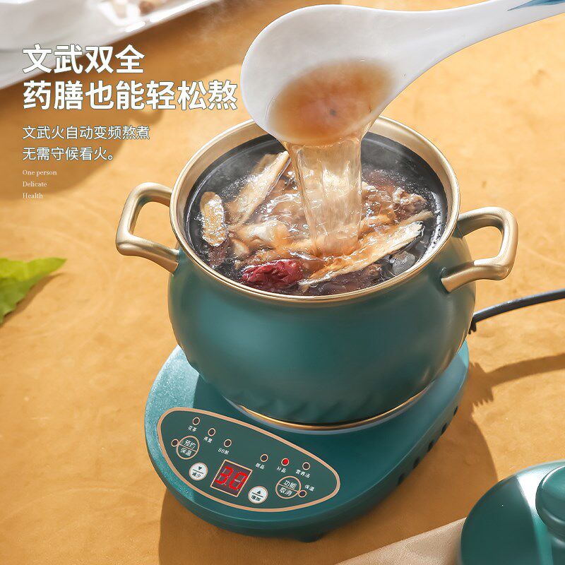 大容炉电砂锅养生锅煲汤炖药熬药熬汤药膳两用陶瓷壶电热量加热器