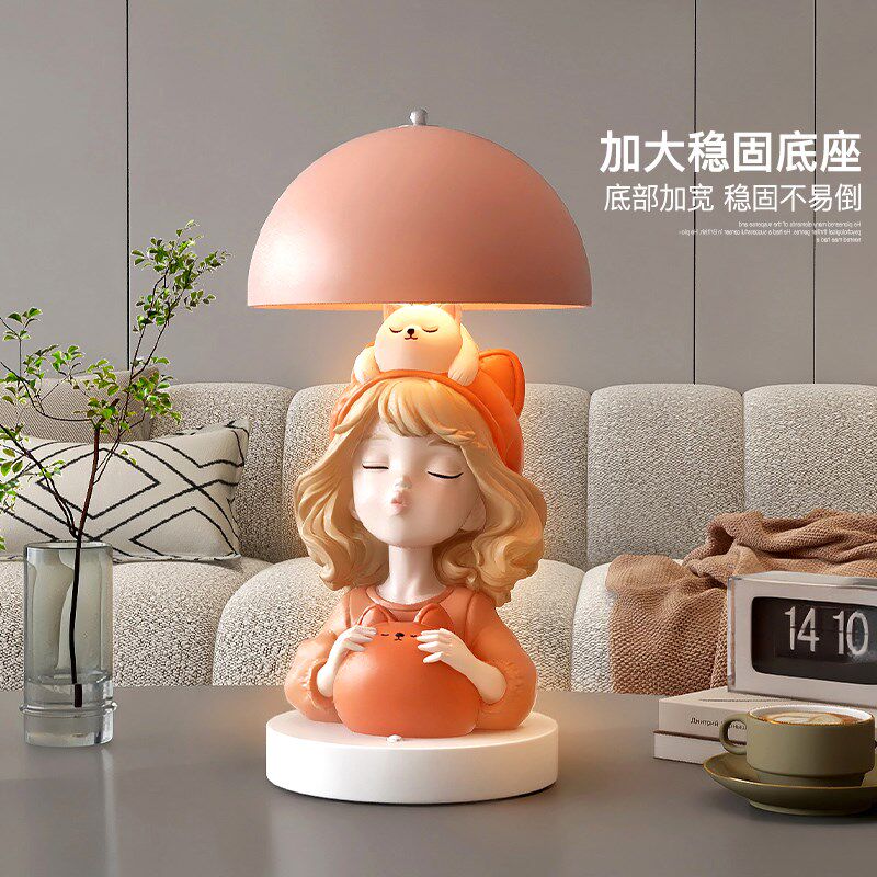 可爱女孩卧室小台灯装饰摆件家居饰品送女生闺蜜生日礼物乔迁礼品