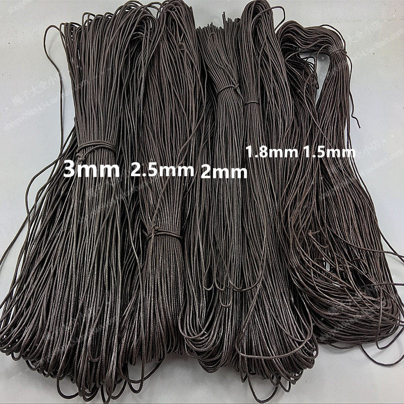 diy材料 线绳 2mm 腊线腊绳 韩国腊线 编织绳 黑/白/咖/150米包邮