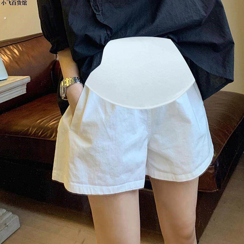 孕妇短裤夏季潮妈外穿薄款外穿白色宽裤宽松休闲托腹内搭裤子女