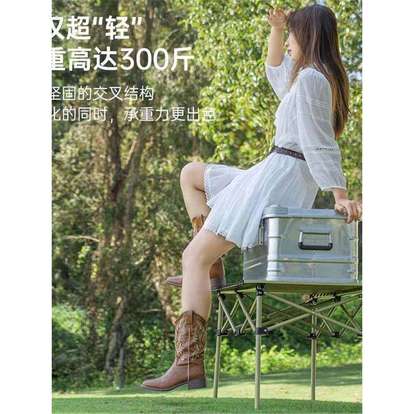 户外折叠餐桌车载露营轻量化套装摆摊懒人椅子家用伸缩便携式夜市