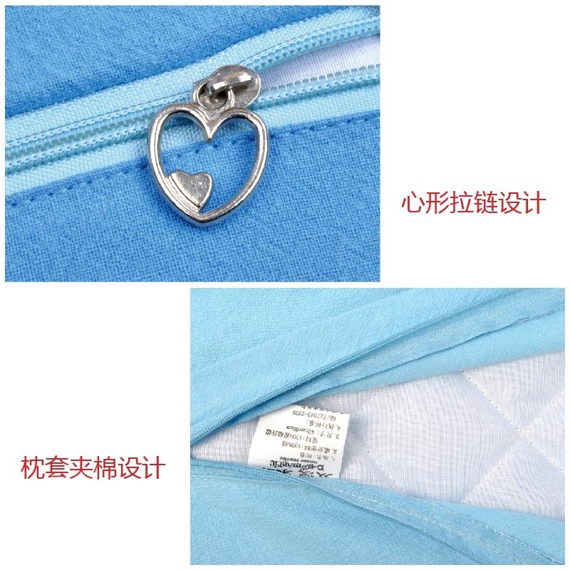 噜比兔卡通枕头单人女孩可爱荞麦枕头学生枕荞麦皮枕护颈助眠