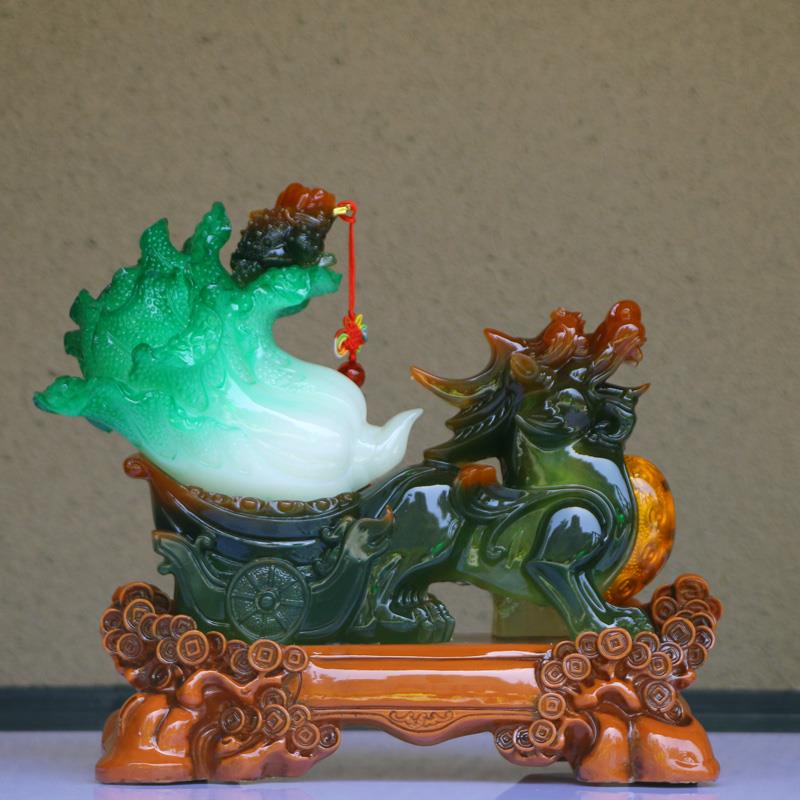 招财纳福貔貅摆件 店铺公司开业礼品办公室工艺品家居客厅装饰品