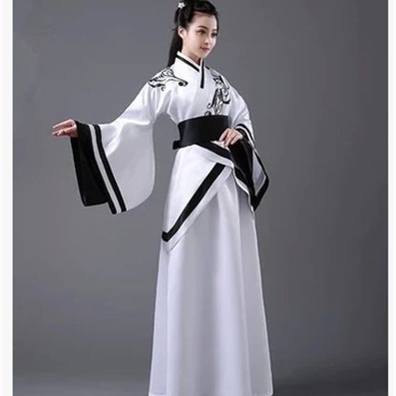 新款汉服古装表演服舞台演出服女装正规曲裾汉服改良唐装女款古装