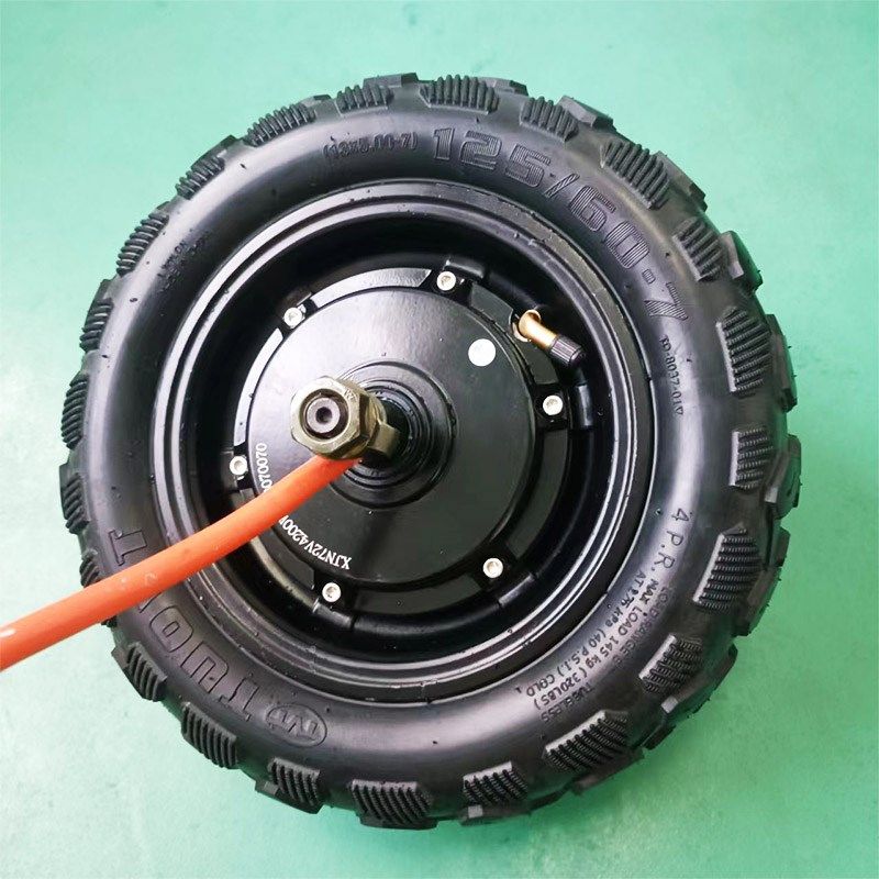 滑板车破百神器13寸大功率电机72V4200W高速破百改装专用越野