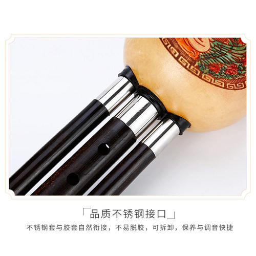 防摔紫竹葫芦丝C调降B调儿童初学学生入门成人专业演奏A/D/F/G调