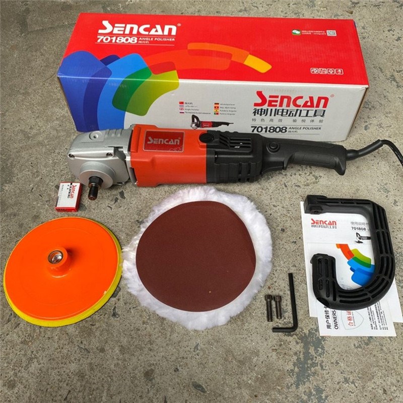 神川701808工业级抛光机1300w衡攻调速器打磨机汽车专用电动工具