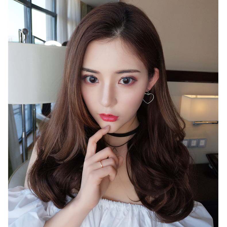假发女长卷发大波浪中长发U型半头套蓬松自然网红锁骨可爱梨花头