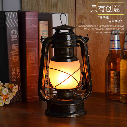 led酒吧台灯充电装饰创意清吧咖啡厅餐厅个性发光小夜灯酒吧桌灯