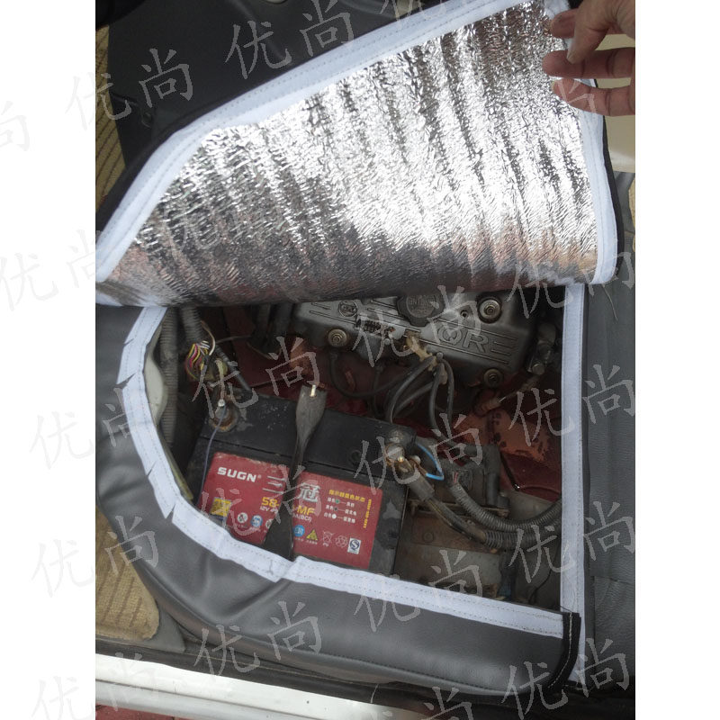 五菱之光S小卡面包双排货车发动机隔音隔热棉驾驶室座椅隔热垫汽