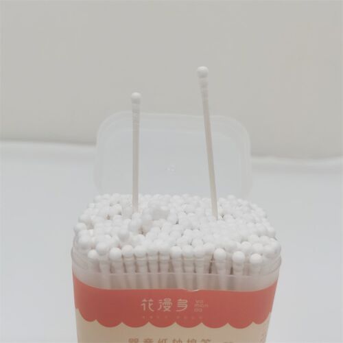 婴儿棉签宝宝专用新生幼儿童掏耳挖鼻屎螺旋头超细小头棉花纸棉棒