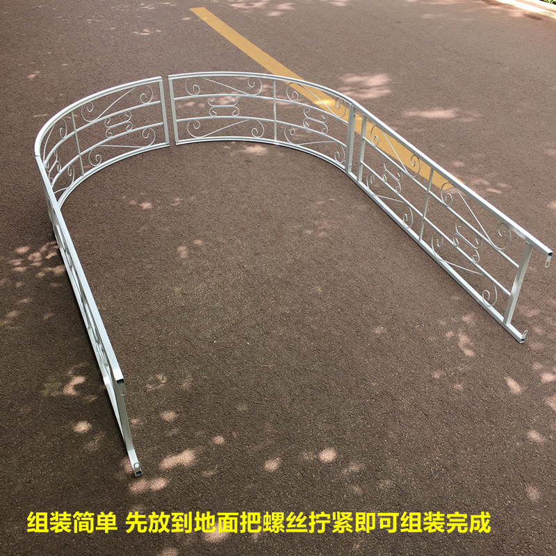 欧式爬藤架拱形门花园门垛顶别墅拱门架子铁艺庭院门拱形花架门子