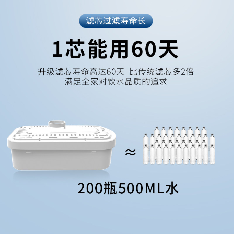 强生净水壶直饮家用净水器自来水过滤器大容量过滤水壶过滤壶通用